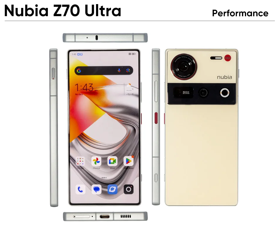 nubia Z70 Ultra 5G Global Smartphone Version Snapdragon 8 Elite '144Hz OLED Display mAh Akku 64MP Kamera Android 15 – Detail 8