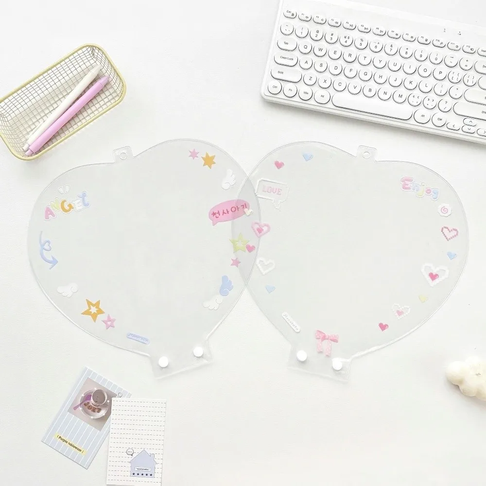 

INS PVC for Kpop Fan Protector Sleeve Waterproof Dustproof Large Picket Fan Storage Sleeve Hand Fan PVC Cover Large Picket Fan