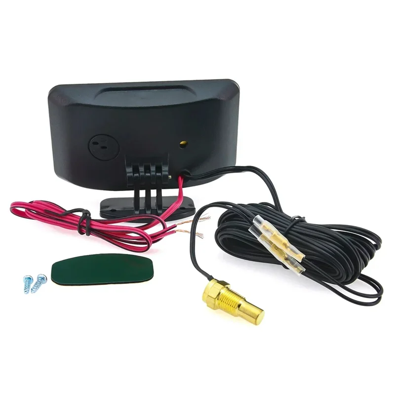 SUNRI-Two-In-One Temperatur Voltmeter Dual Display Wasser Temperatur Voltmeter Für Autos