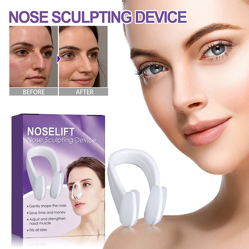 Nose Up Lifting Shaping Shaper Orthotics Clip Beauty Nose Slimming Massager Straightening Clips Tool Nose Up Clip Corrector