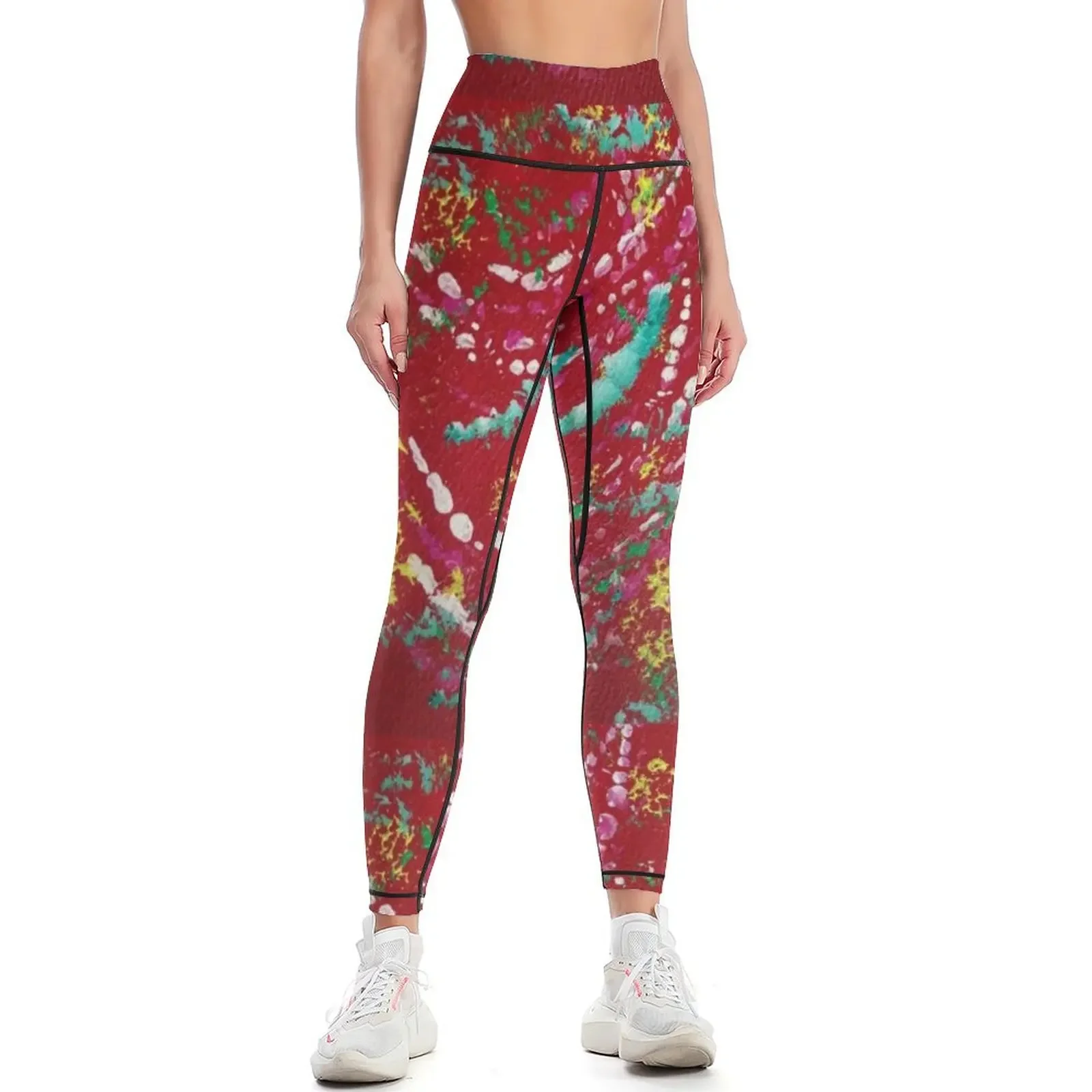 

Circular Fun Leggings for physical sports woman gym Womens Leggings