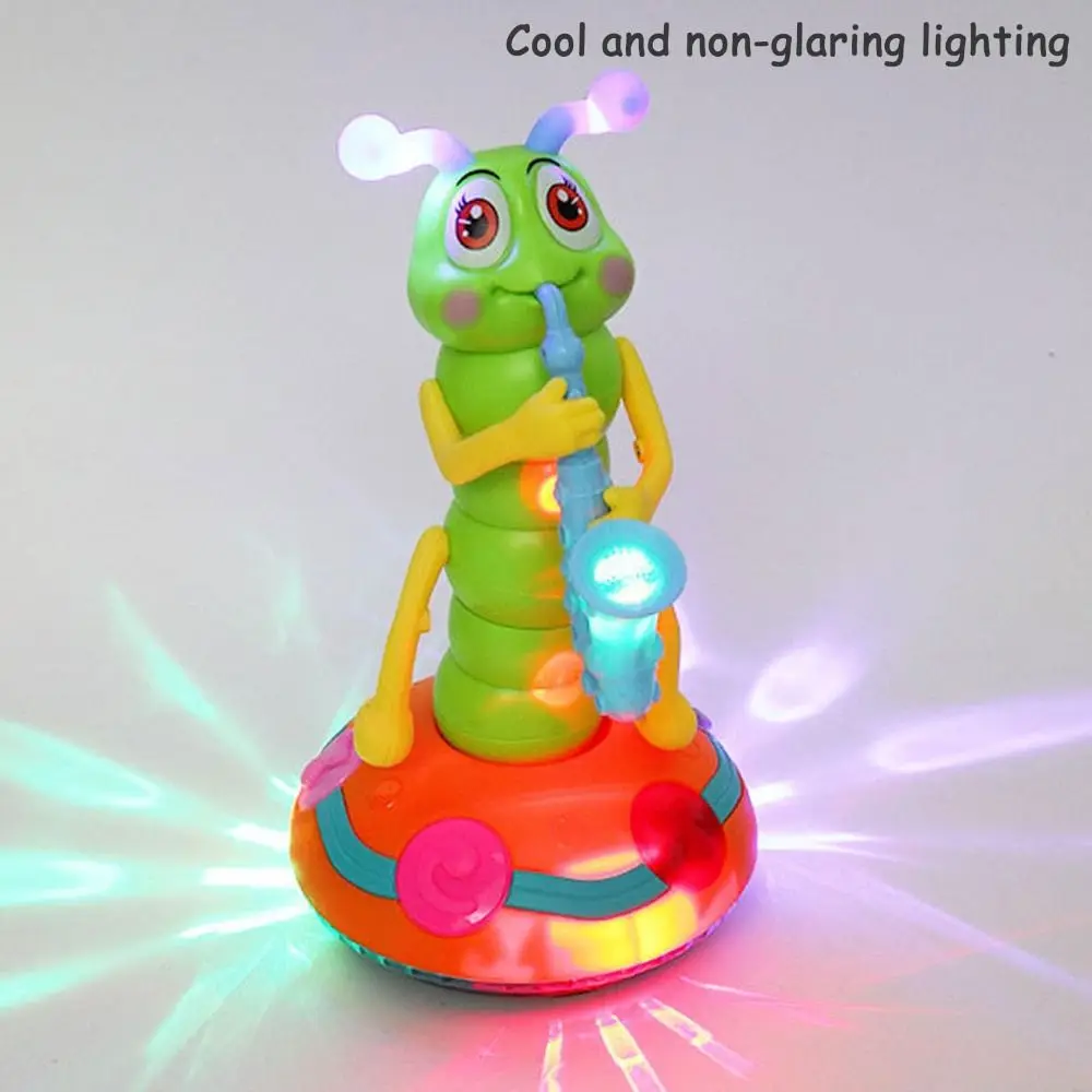 Saxophone Rocking Twister Dance Toy Early Education Toy Kids Funny Crawling Dancing Toy Caterpillar