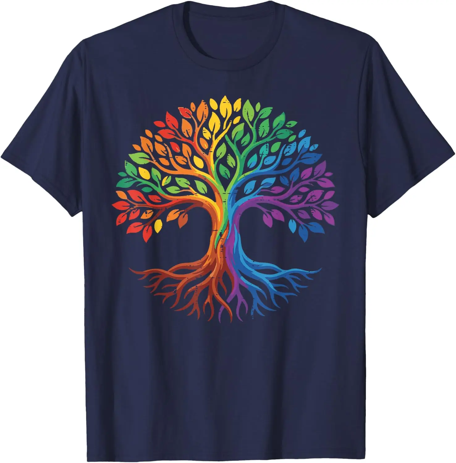 Rainbow Gay Tree LGBTQ Flag Pride Men Women T-Shirt Casual Fashion Loose Harajuku Cotton Tshirt Short Sleeve Breathe T Shirt