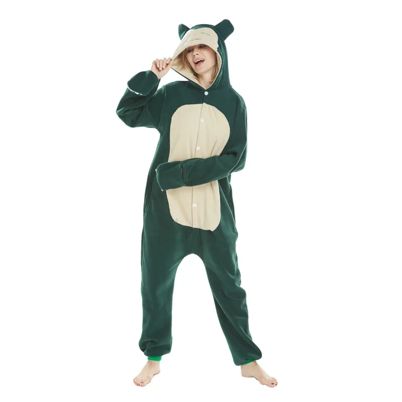 2025 New Snorlax Kigurumi Adult Onesies Animal Shark Pajamas Lemur Sleepwear Pyjama Nightwear Carnival Cosplay Costumes ★❤♡★