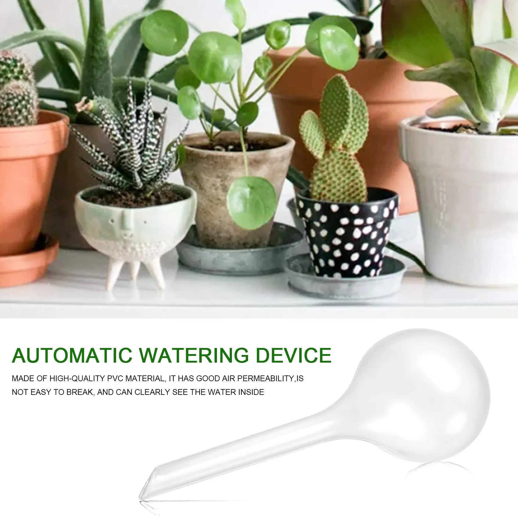 20 Stück Pflanzen bewässerungs birnen klare selbst bewässernde Globen automatische Wasser bälle Gerät Urlaub Zimmer pflanze Topf birnen