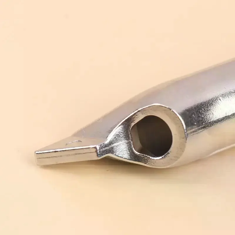 【New】4Pcs Hot Air Welding Torch Fittings Welding Nozzle Stainless Steel Welding Nozzle Triangle Fixed Point Nozzle Round Nozzle