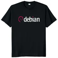 Debian Logo T Shirt Computer Program Code Geek Nerd Gift Short Sleeve EU Size  Cotton Soft Unisex T-shirts