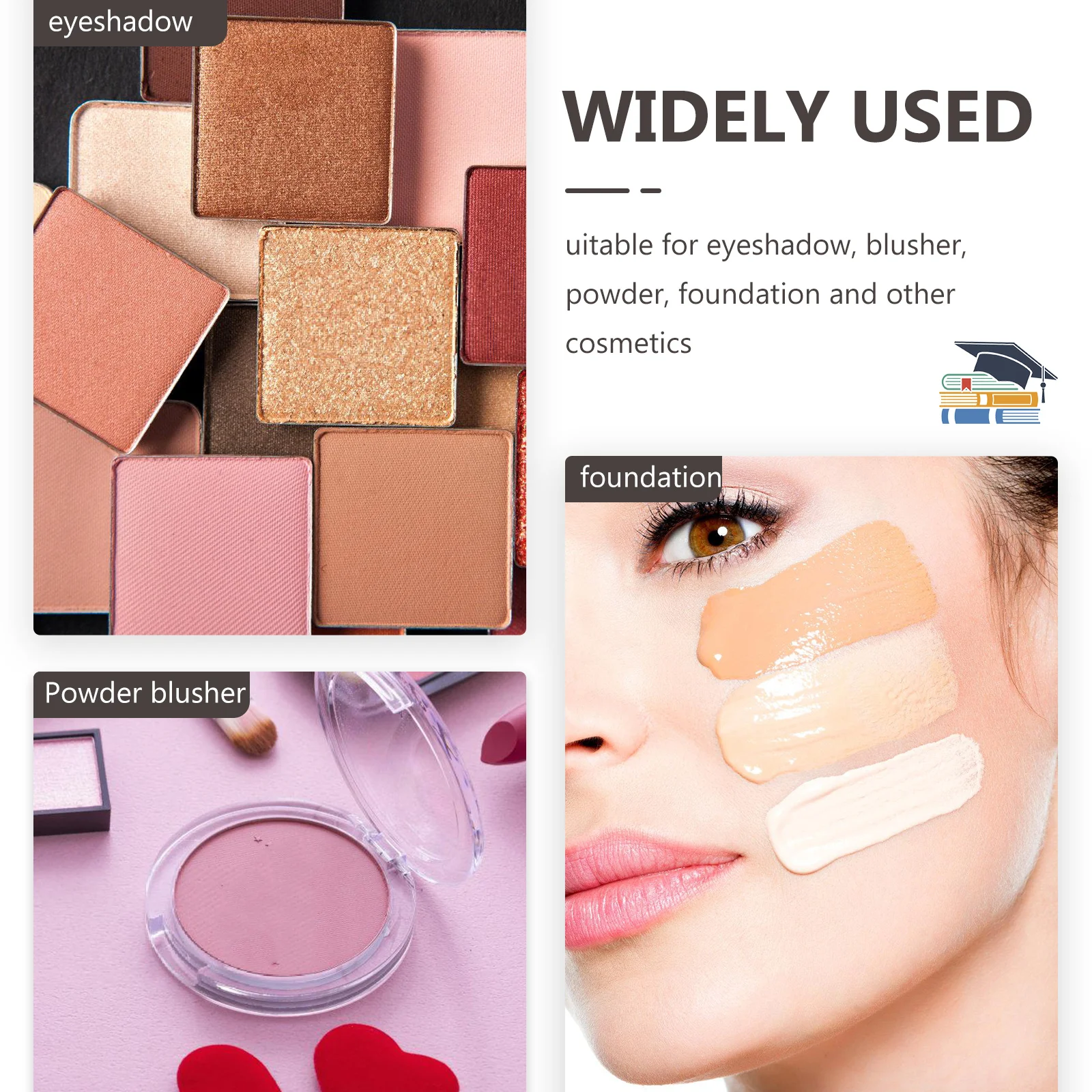 

10pcs Empty Eyeshadow Trays Diy Makeup Palette Holder Blush Powder Foundation Container Leakproof Portable Tray Durable