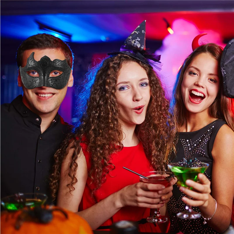 1 confezione di maschere per ragazzi in maschera, benda per feste di carnevale, nuovi costumi di carnevale, decorazioni per feste sexy