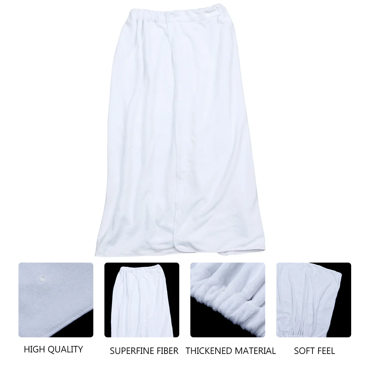 

1Pcs Superfine Fiber Bath Towel Soft Skin-Friendly Rapid Dry Lightweight Shower Wrap for College Bathroom Beach Use