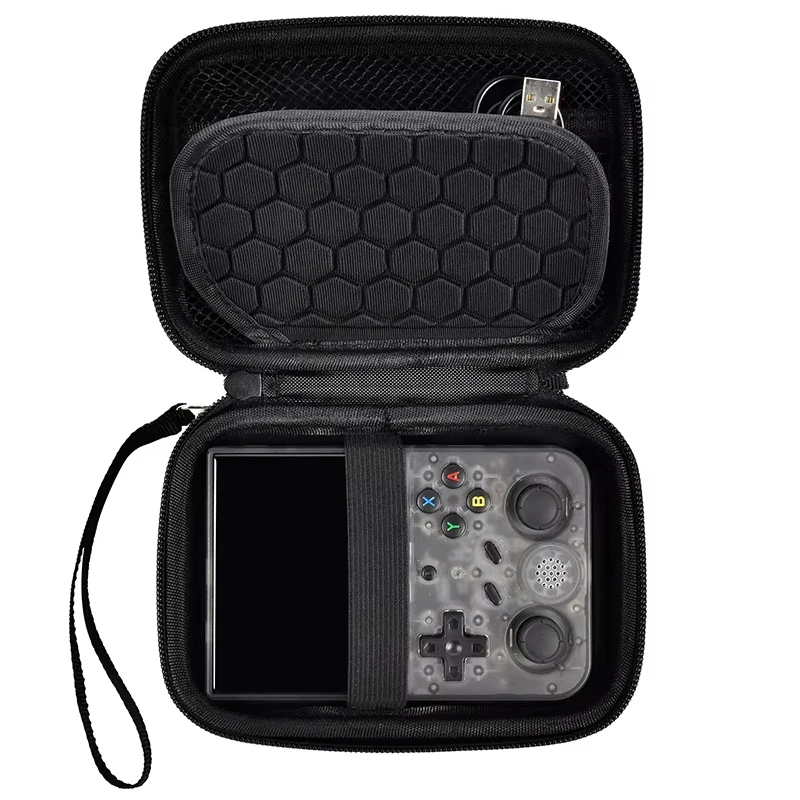 Für R36S/R35 Plus Spielkonsole Lagerung Tasche EVA Harte Tragbare Schützen Spiel Zubehör Tragen Fall für Spielkonsole Lagerung fall