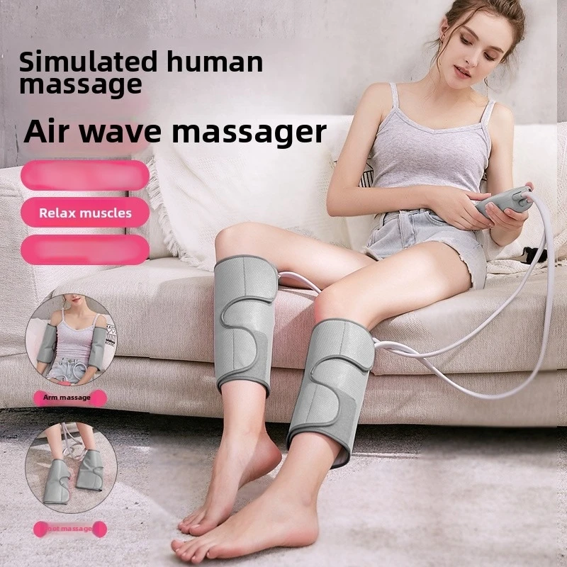 

XINDU массажер для ног под давлением воздуха, массажные ботинки для ног, разминание, сжимание, глубокая расслабляющая икры с дистанционным управлением