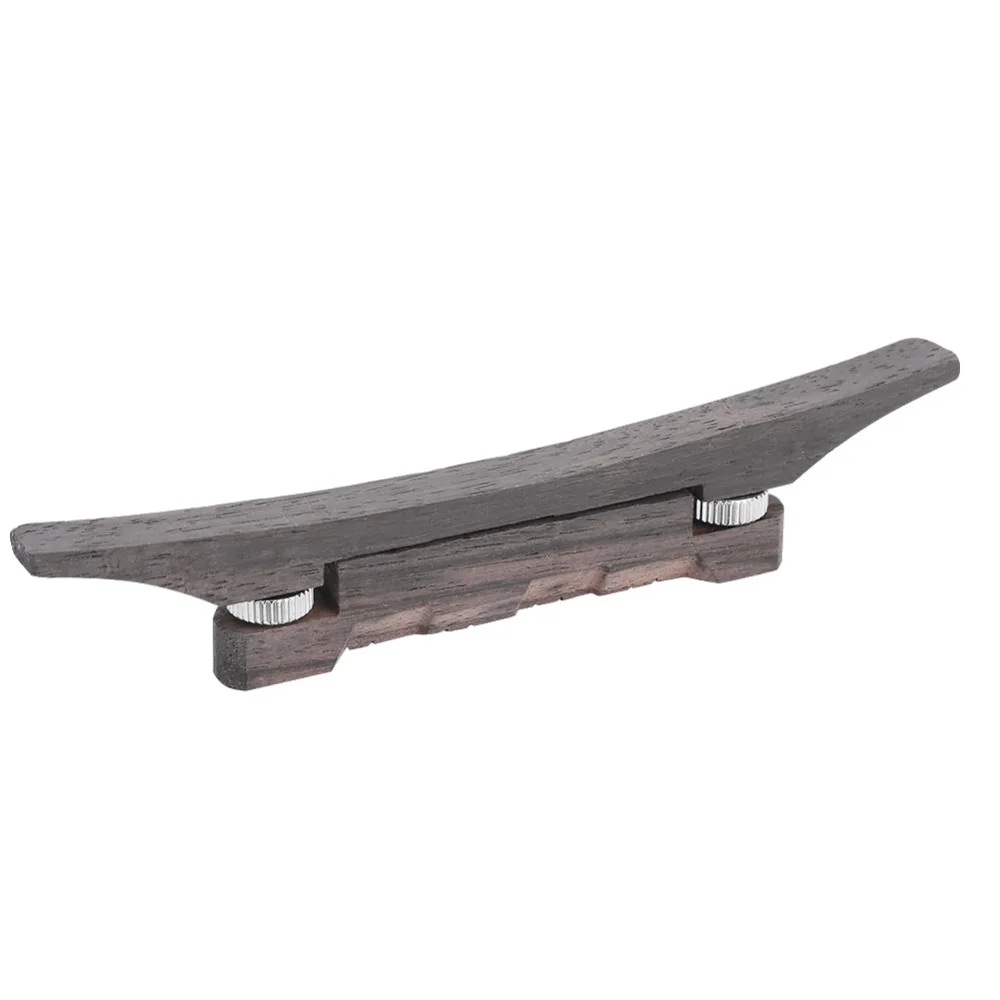 Adjustable Compensated Mandolin Bridge ​Rosewood​ String Height​ ​Mandolin String Height Bridge Easy to Install