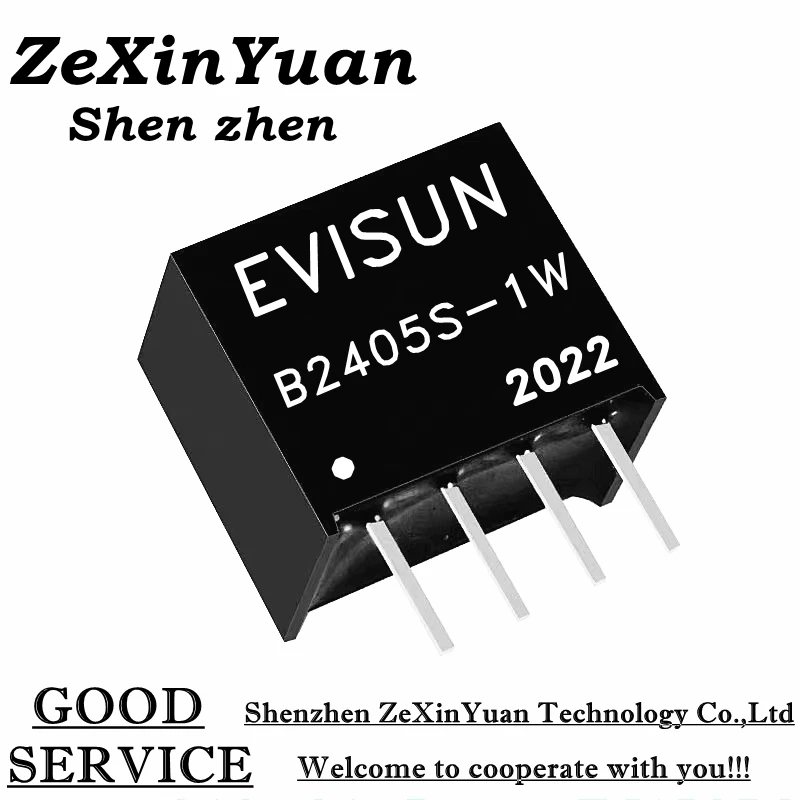 

1PCS B2405S-1WR3 B2405S-1WR2 B2405S-1W B2405S SIP-4 24V TO 5V 1W DC-DC isolapted power module