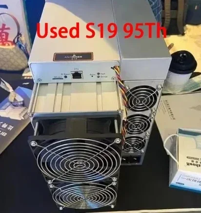 Second hand Antminer S19 95T 95th 90T Bitmain Ant Mainer Asic Antmin Bitcoin Miner