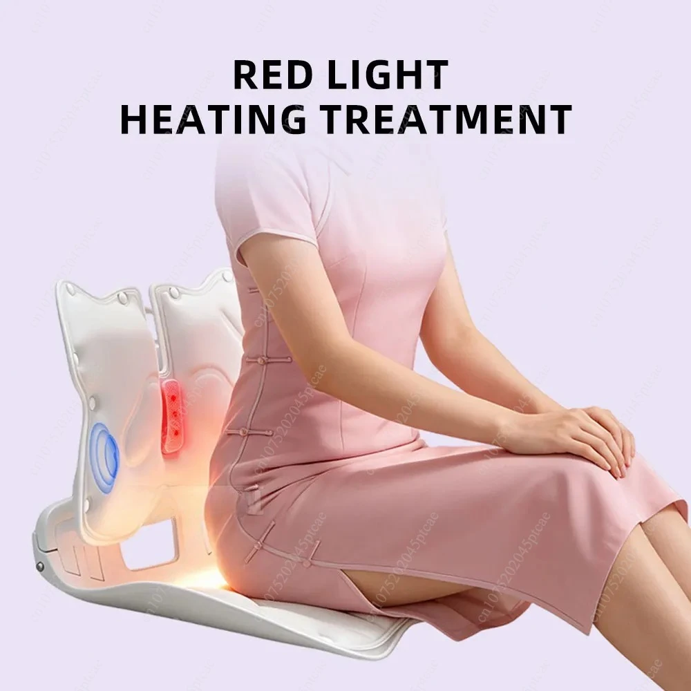 Office Cushion Student Seat Cushion Massage And Heating Waist Protection Cushion To Correct Sitting Posture