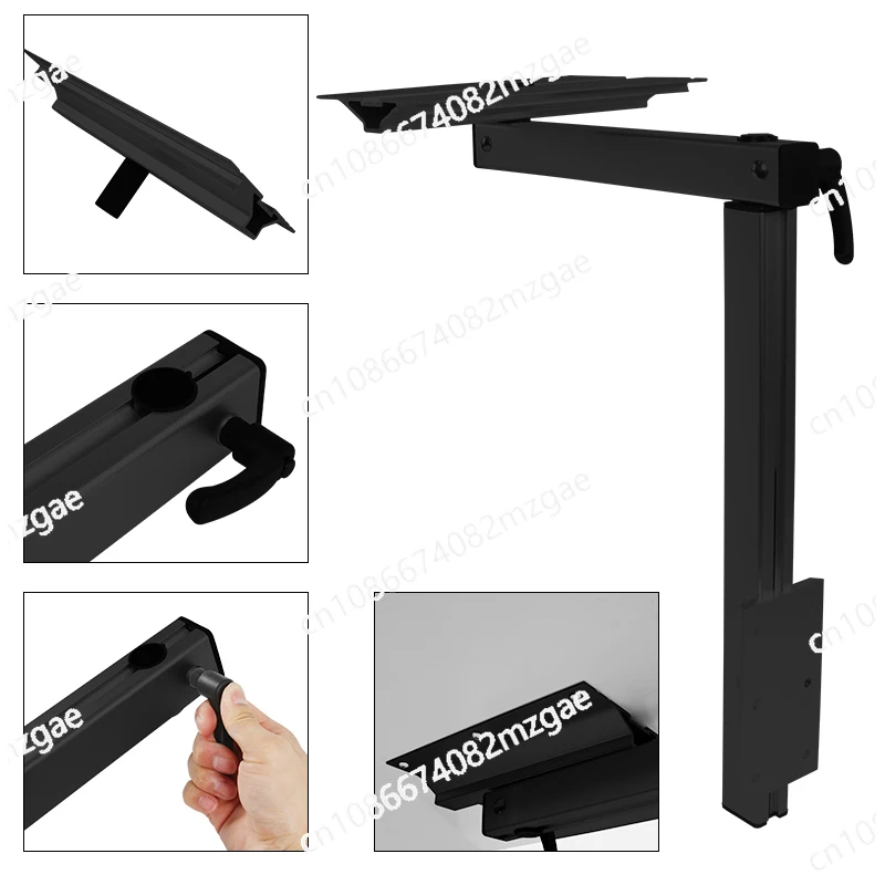 RV Aluminum Alloy Table Leg Adjustable swivel Folding Furniture legs with screws apply to Caravan hardware Camper accessories