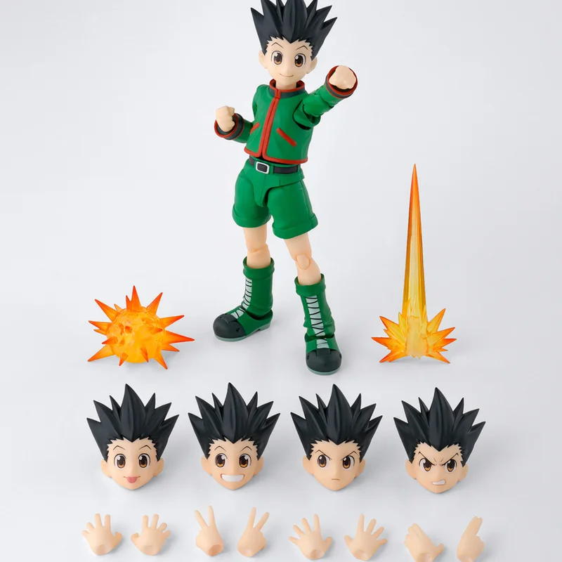 

Hunter X Hunter SHF Gon Super Action Figure Finished Model Kit Anime Full Action Toy Gift for Kids Collectible Robot Figures
