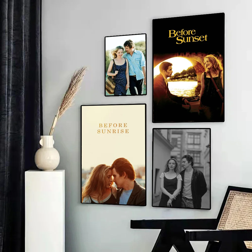 بيلا قبل شروق الشمس قبل غروب الشمس ملصق فني ، ملصق ورقي مقاوم للماء ، قهوة ، منزل ، بار ، غرفة ، ديكور حائط ، 1 روض #2