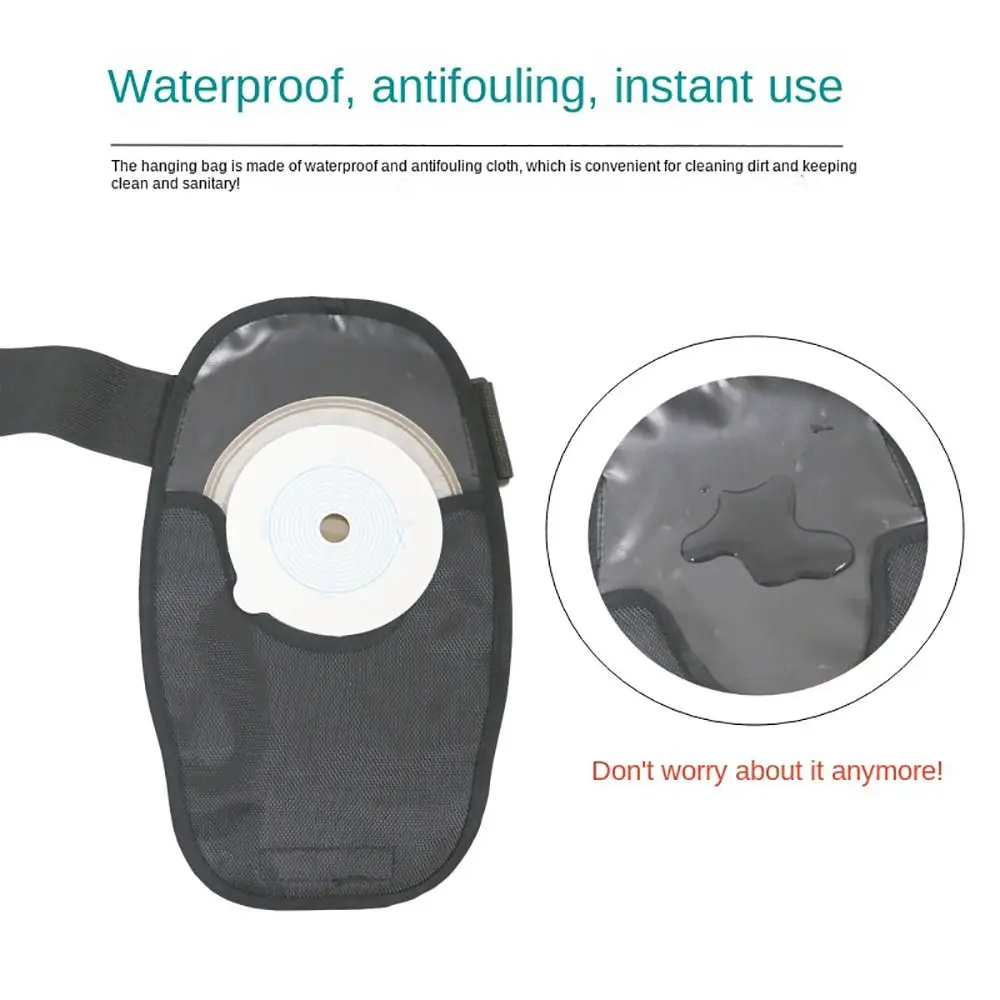 Ostomy Bag Covers with Adjustable Elastic Ostomy Support Belt Colostomy Pouch Cover for Stoma Ileostomy Urostomy Supplies