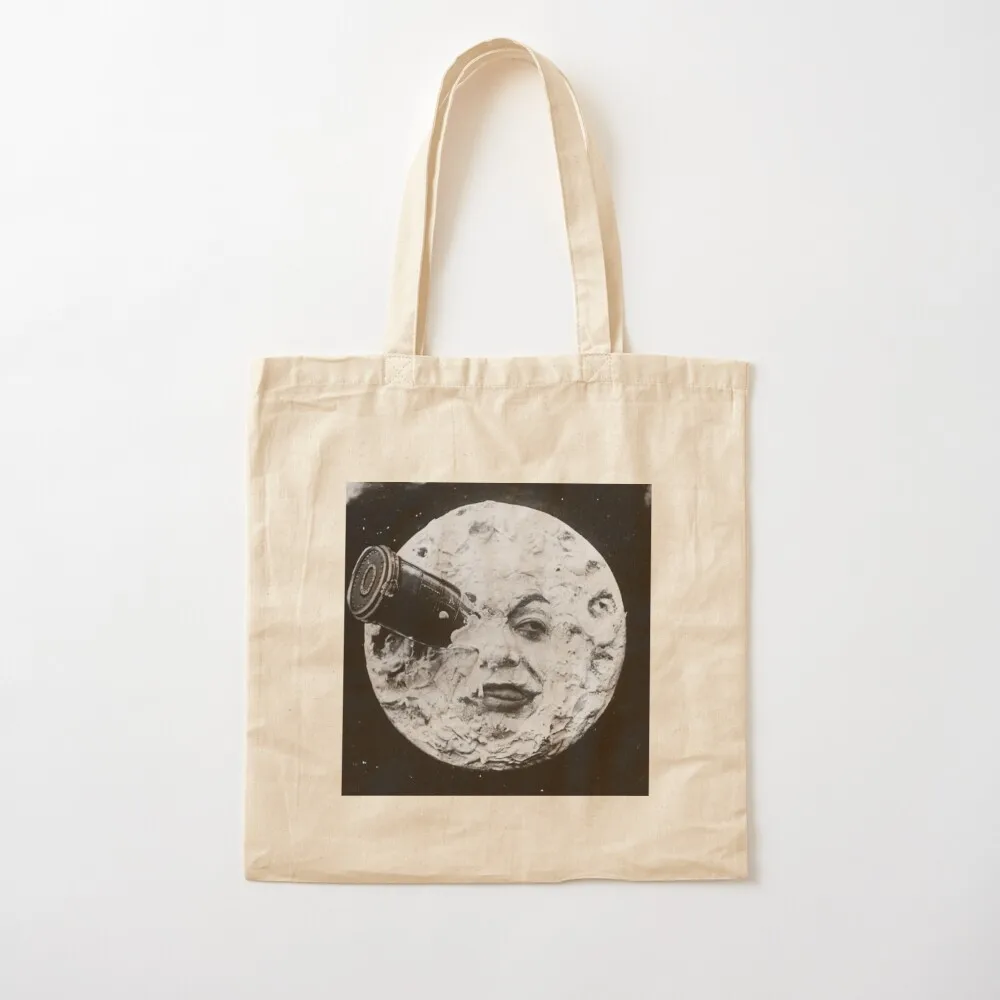 

A Trip to the Moon (1902) Tote Bag custom bags Canvas shopping cart bags Canvas Tote Bag