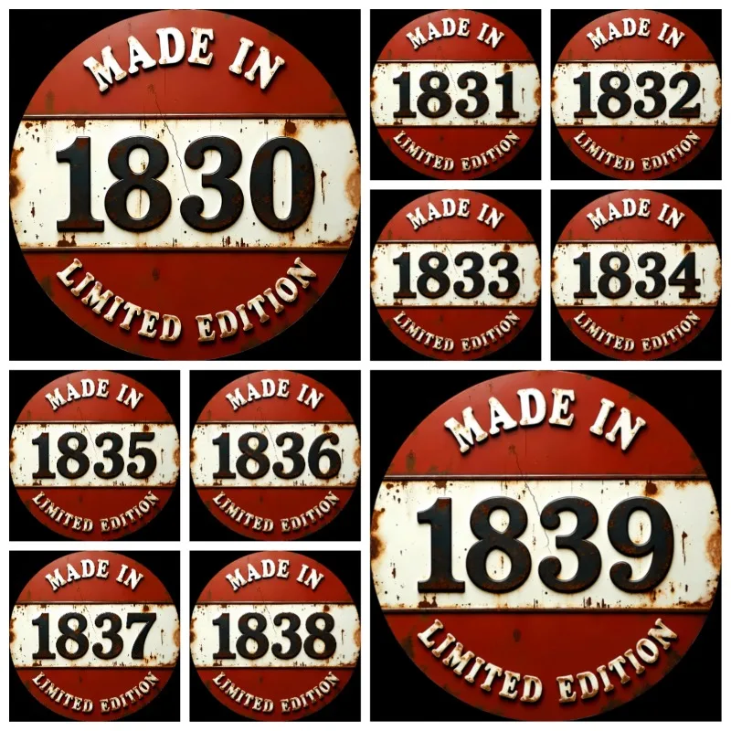 2026 Circular Vintage Telegraph Iron - 1830-1959s Communication Theme, Office Study Retro Decor, History Buff's Authentic Gift