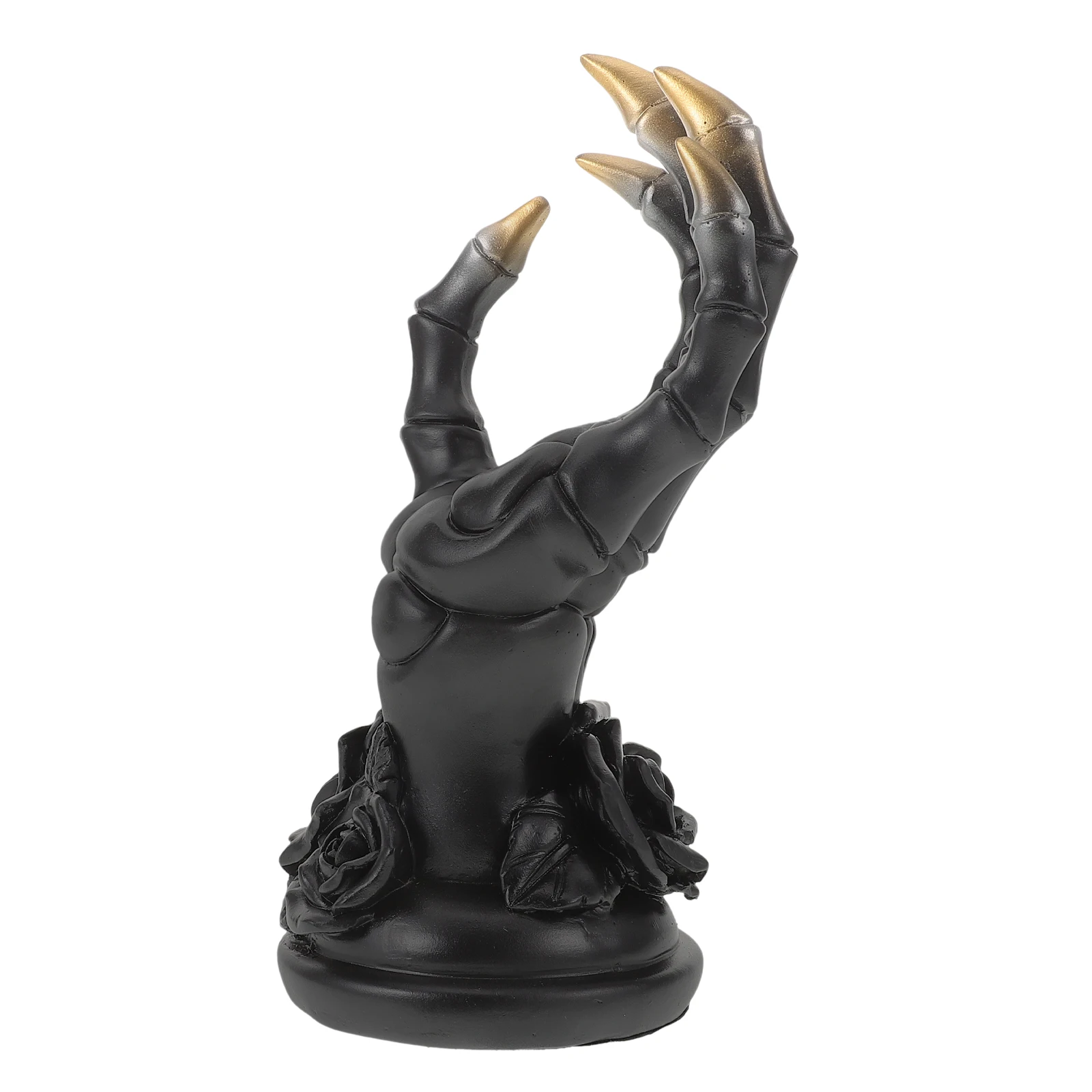 

Hand Gothic Resin Display Hand Stand Stand for Gothic Decor Rings Watches Home Black Living Room Decor Aesthetic