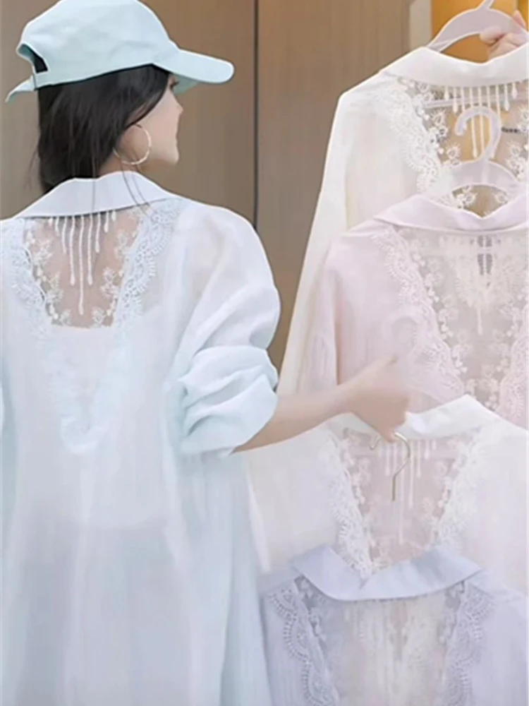 

Сексуальный женский свободный топ для похудения Ba с вырезами и кружевом, весна-лето, новый Sle Commute Sle Pure Color