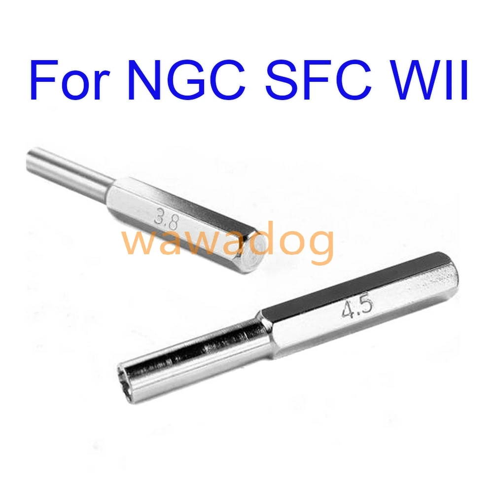 1pc Repair Tool Security Screwdriver Tool Bit 3.8mm/4.5mm Gamebit for Nintend NGC SNES N64 NES Gameboy SFC WII Open Tools