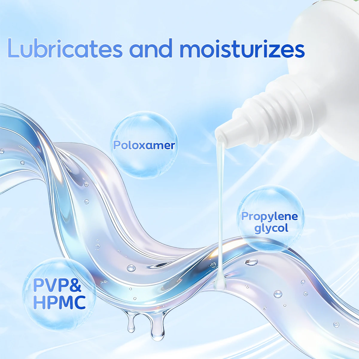 UYAAI ICE COOL 60ml Lenses Solution Nursing for Eyes Contact Lenses Solution Liquid Pupil Cleaning Health Care