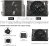 Aspligo 자동차 전기 에어컨, 난방 및 냉방 범용 트럭 버스 캠핑카 밴 컴프레서, 언더대시 에어컨, 12V, 24V 2
