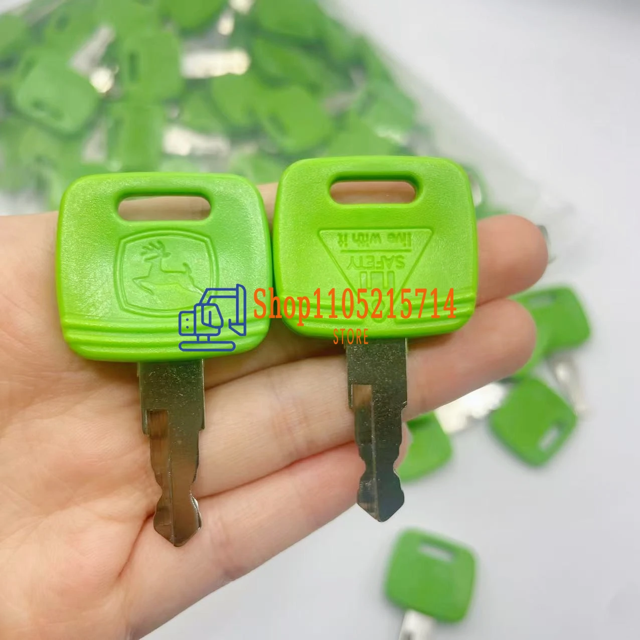 

2/5/10PCS Keys for JDR Tractor Lgnition Keys OEM RE183935 RE43492 RE71557 Models 6010 6110 6210 6310 6410 6510 6610 6810 6910