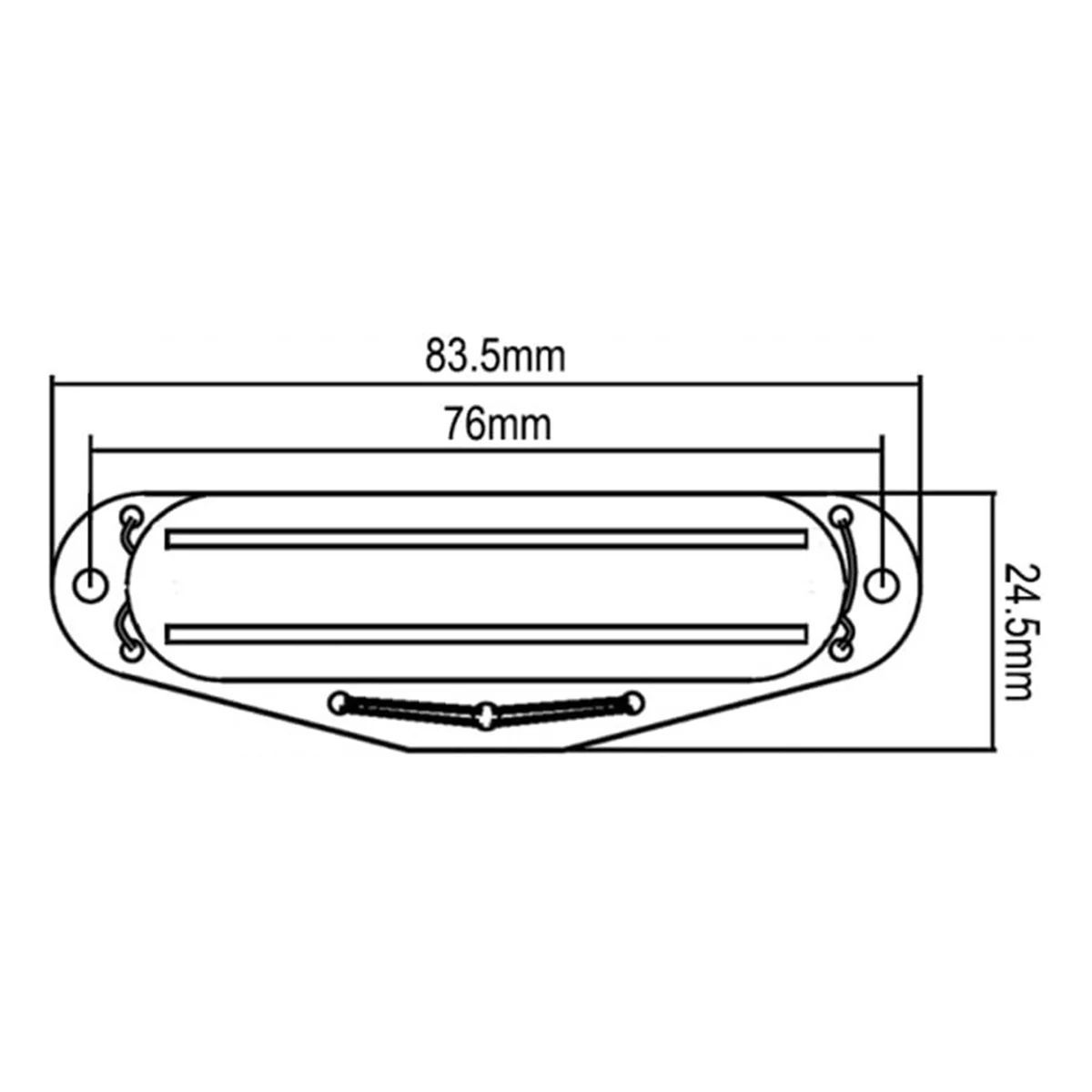 A71P مناسبة لالتقاطات الجيتار الكهربائي، وجهاز هامبوكرز الجيتار الكهربائي بستة أوتار، والتقاط شفرات مزدوجة السكك الحديدية، كما هو موضح #2