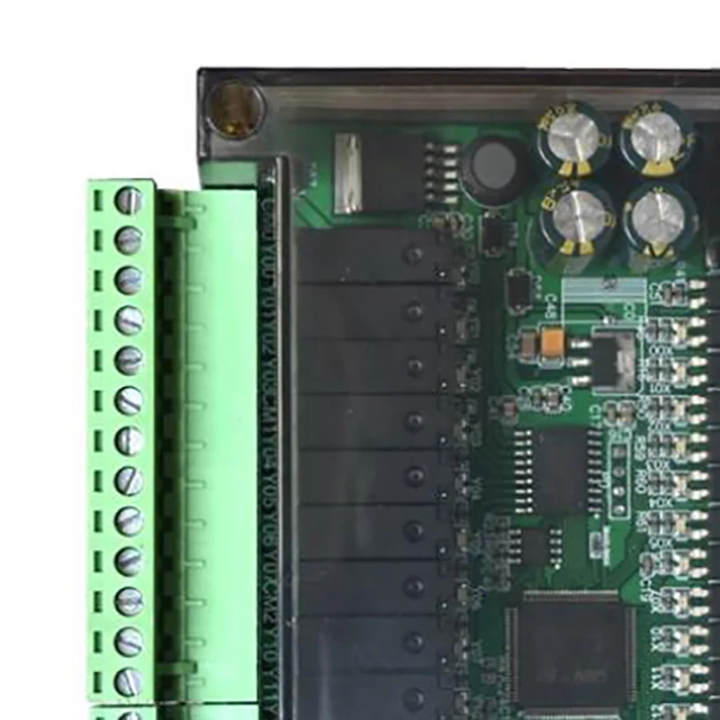 Placa de controlo industrial do PLC, tipo programável simples do controlador, FX3U-30MR, uma comunicação do apoio RS232 RS485