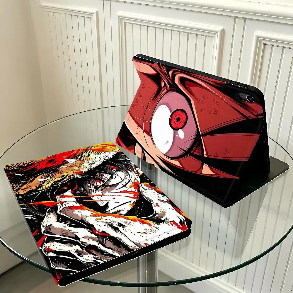 O-One P-Pieces D Luffys with Pencil Slot Case for Apple iPad Pro11 13 Air 11 13 M4 M3 M2 A16 2026 10th 7/8/9th Air 4/5/6th