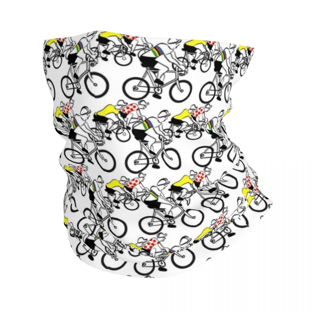 Cycling Figures Headband Neck Warmer Men Ski Running Tube Scarf Medical Nurse Face Bandana Gaiter