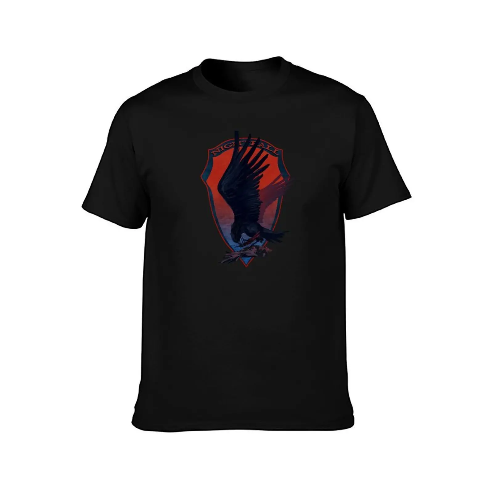 Nightfall Raven Emblem from Armored Core VI T-Shirt Simple Line Art Print Tee T-Shirt