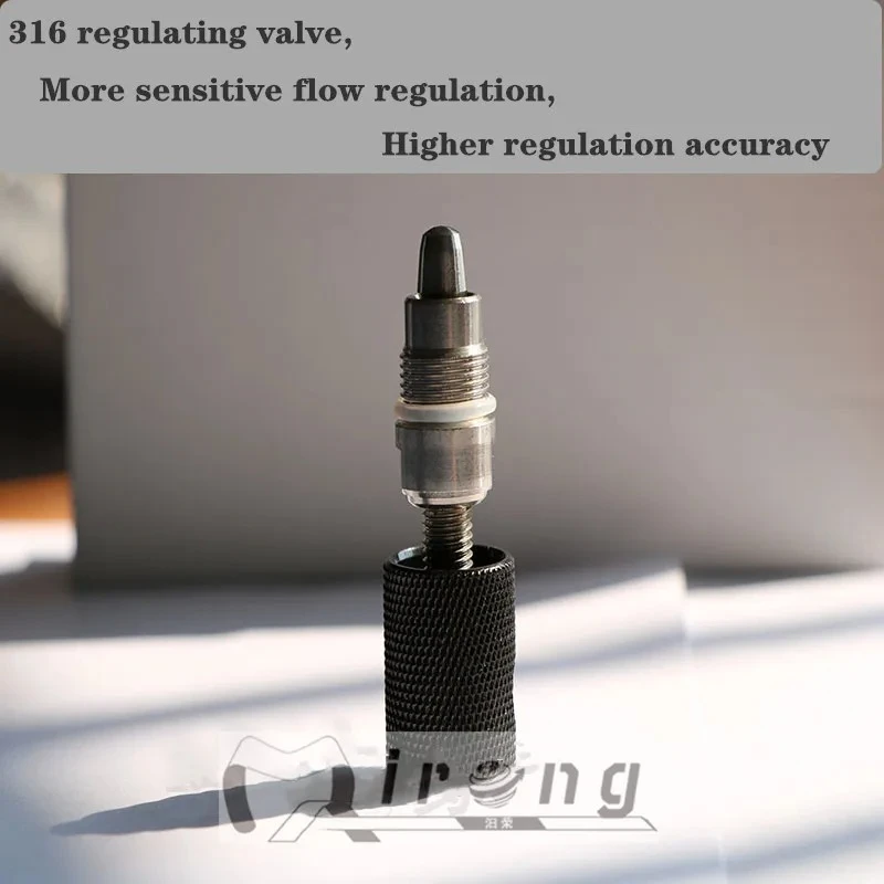 LZM-15ZT 316 Regulating valve Acrylic Liquid Rotameter  Water Flowmeter 0.1-1GPM/0.5-4LPM to 16-160LPH free shipping
