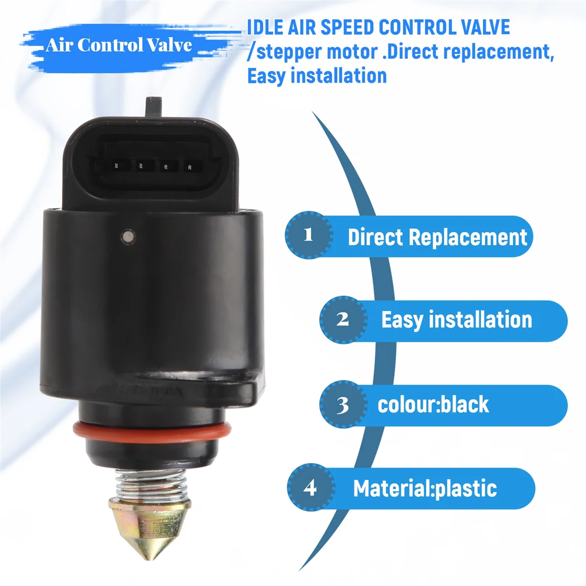 Válvula de Control de aire en ralentí 93744675 para Aveo Wave 1.6L 04-08 /17059602/AC167/96434613