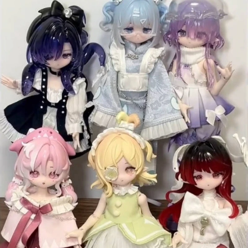

Minty V2 Ocean Gemstone Series BJD Blind Box Minty BJD Mystery Box Movable Doll Tabletop Ornament Gift Female Body Peripherals