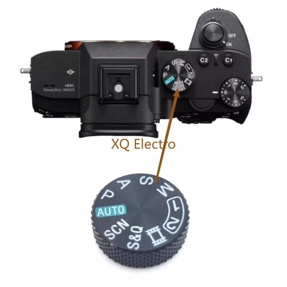 Original Turntable Wheel New for Sony ILCE-7M3 A7M3 A7III Top Cover Function Mode Dial Button Part Camera Repair Accessories
