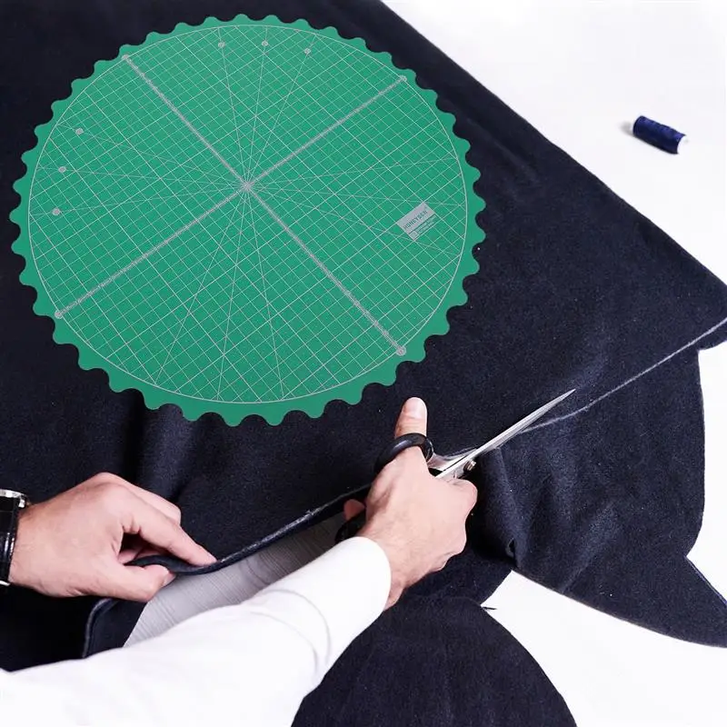 Mat Rotary Cutting Sewing Circle Rotating Self Gridded Board Non Craft Table Protection Fabric Projects Turntable Cutting Mat