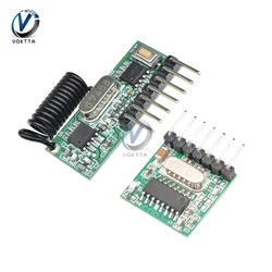 4 Channel Decoding Receiver Output Module 4 Channel 433mhz Wireless Wide Voltage Coding Transmitter for 433 Mhz Remote Control