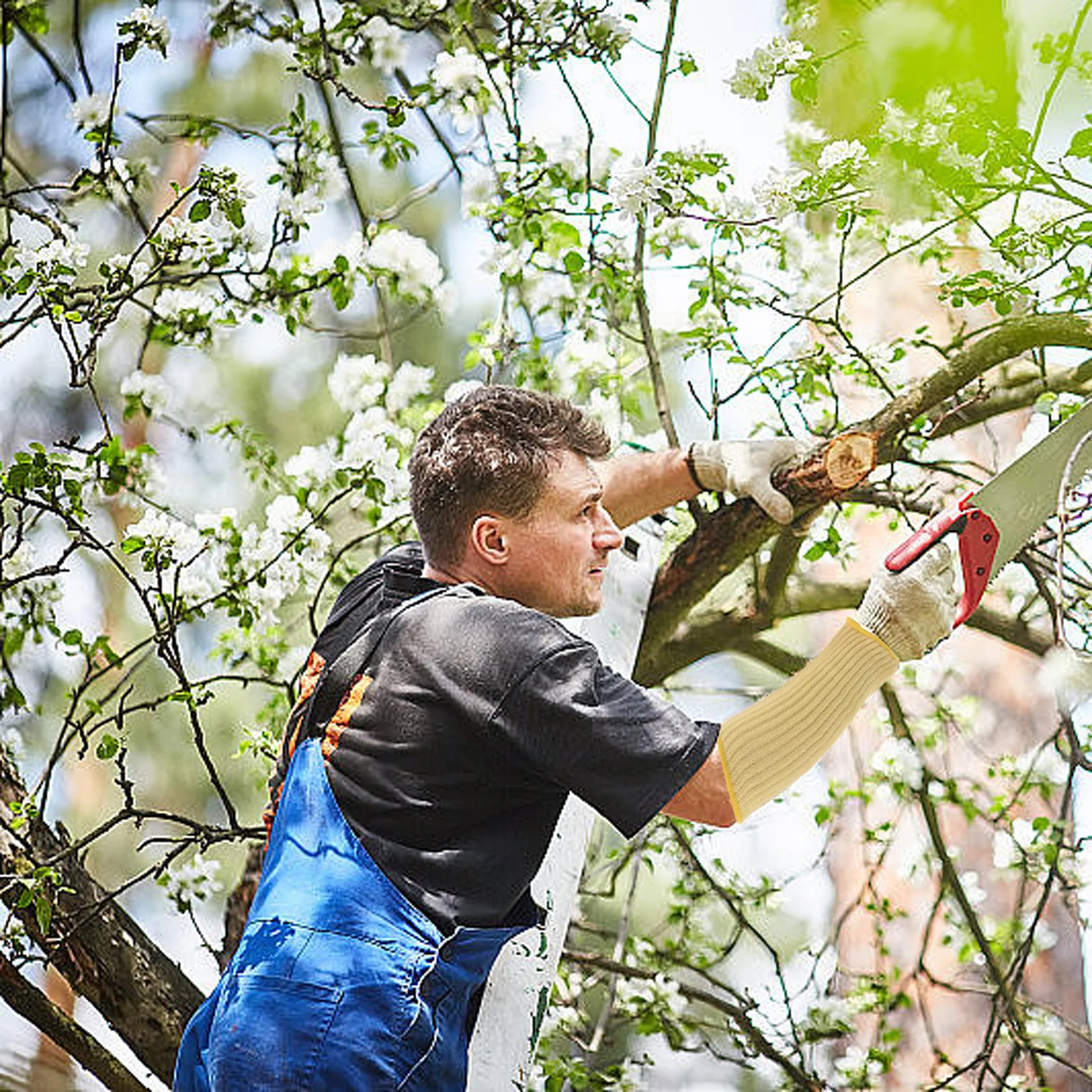 

Cut Resistant Sleeves Cut Resistant Arm Guard Gardening Protective Sleeve Work Arm Guard Elbow Protector For Men Women