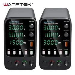 Wanptek DC Power Supply 30V 10A Adjustable Lab Power Source Switching Stabilized Power Supply Switch APS3010H WPS3010H 110V220V