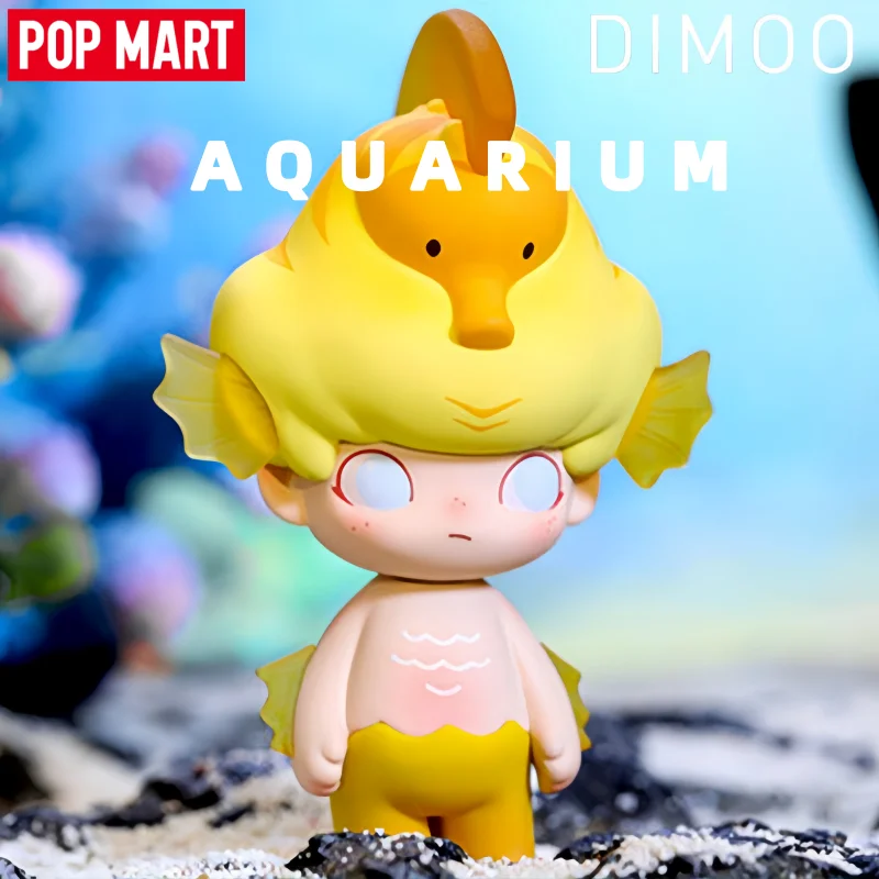 

POP MART Dimoo Aquarium Series Blind Box Creative Ornament Model Desktop Decoration Toy Surprise Box Girl's Birthday Gift Toy