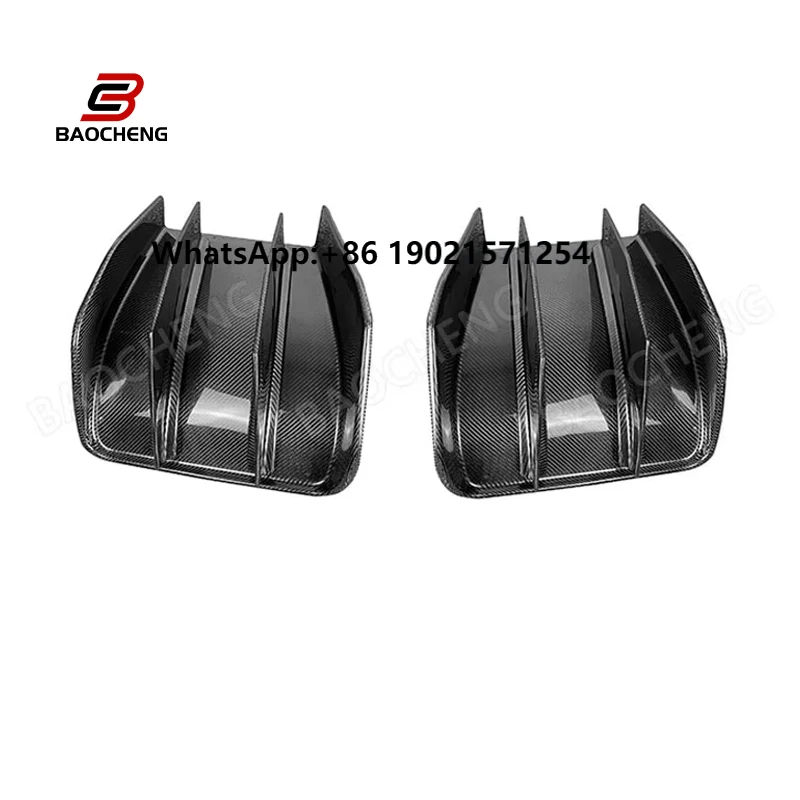 

Modycar Style Carbon Fiber Rear Bumper Rear Diffuser Lip 2 Pieces for Chevrolet Corvette C7 14-19 Bodykit Car Part Accessories