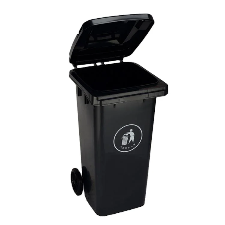 120 liter street plastic hdpe dustbin 120l dump bin