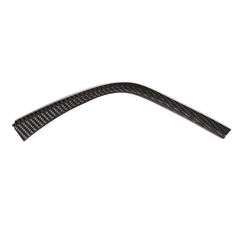 A09E-Real Carbon Fiber Car Gear Shift Side L Shape Strips Panel Trim Interior For BMW F80 F82 F83 M3 M4 2014-2018