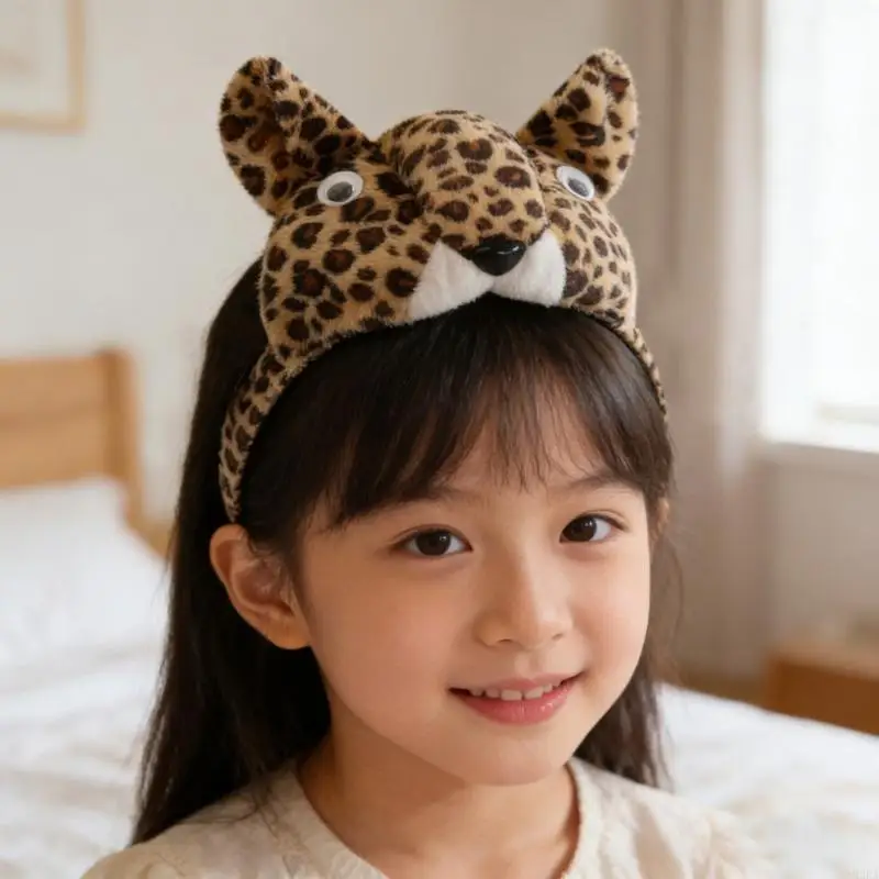 2026 New Exciting and Realistic Leopard Headband Animal Costume Props for Party Goers